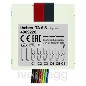 KNX Universal Input, 6.1-way key interface