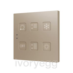 Tecla RGB 6. PC-ABS Capacitive push button - 6 buttons - Custom