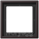 LS 990 1-gang frame, dark aluminium