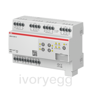 Blind/Roller Shutter Actuator, Travel detection, 3 End Pos, Binary Inp, 4-fold, 230 V AC, Manual Operation, MDRC