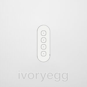 13 FLUSH - 4-Gang Casambi Enabled Switch - Matte White