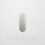 13 FLUSH - 5-Gang Casambi Enabled Switch with Metal Faceplate - Steel