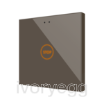 Flat RGB 1. Glass capacitive push button - 1 button - Custom