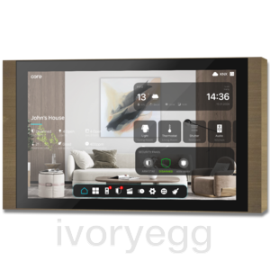 Eclipse 10" KNX Touch Panel - Artisan - Aged Brass