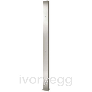Universal stainless steel design column, 250x17x10 cm