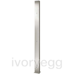 Universal stainless steel design column, 250x17x10 cm