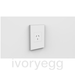 Opera Void Square MG  - Matt White RAL9010