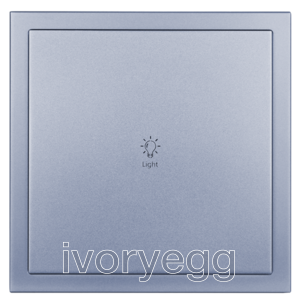 Tile Series KNX Smart Panel, 1 button 1 way, metal, Space Grey