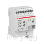 Blind/Roller Shutter Actuator, Travel detection, 4-fold, 24 V DC, Manual Operation, MDRC