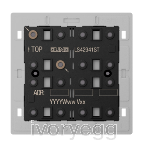 LS Range Universal F40 Push Button module, 4-gang, secure