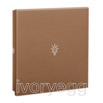 KNX Rosa Metal Switch Single Bronze Status Icon