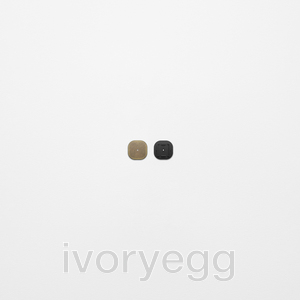 00 UNIVERSAL - Open C Shape Button Cover with SAL Pixie Fitting in Aged Brass