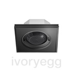 Ceiling-mounted presence detector PD-FLAT 360i/10 DT KNXs SQUARE BK