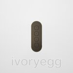 13 FLUSH - 4-Gang Casambi Enabled Switch with Metal Faceplate - Bronze