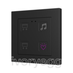Tecla RGB 55 X4. PC-ABS Capacitive push button 55x55 - 4 buttons - Custom