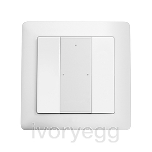 PUSH BUTTON x2 DALI-2 WH