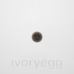 Single Outlet Faceplate - Matte Black Aged Brass