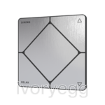 TAP-5 ALPHA Touch Switch - Cresnet, Brushed Nickel, Engraved