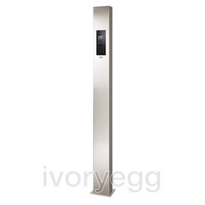 Stainless steel design column for FT800 Wizard Prestige, 190x17x10 cm
