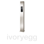 Stainless steel design column for FT800 Wizard Prestige, 150x17x10 cm