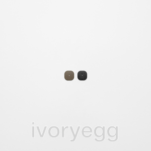 00 UNIVERSAL - Open C Shape Button Cover with SAL Pixie Fitting in Bronze