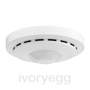 KNX Combi-Presence Detector 360° with room climate sensors, white matt