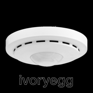 KNX Combi-Presence Detector 360° with room climate sensors, white matt