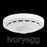 KNX Combi-Presence Detector 360° with room climate sensors, white matt