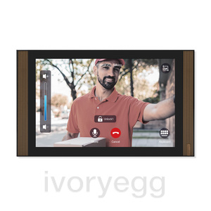 10" Android universal SIP indoor video unit, bronze rustic