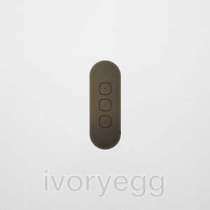CARBON - 3 Gang Faceplate C Shape in Bronze