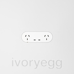 Double Outlet USBC - Matte White