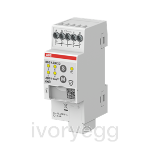 Binary Input, 4-fold, 10-230 V, Manual Operation, MDRC