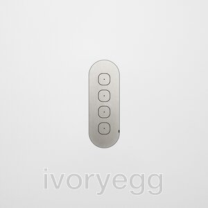 13 FLUSH - 4-Gang Casambi Enabled Switch with Metal Faceplate - Steel