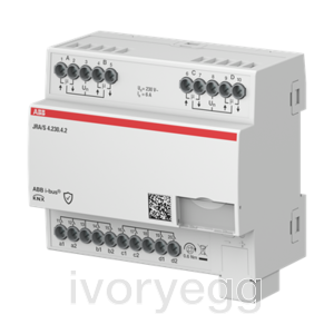Blind/Roller Shutter Actuator, Travel detection, Binary Inp, 4-fold, 230 V AC, Manual Operation, MDRC