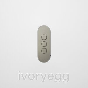 13 FLUSH - 3-Gang Casambi Enabled Switch with Metal Faceplate - Nickel