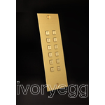 Access keypad for rear mounting, no color, stand-alone and wiegand flush 55x166