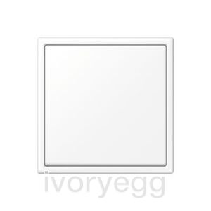 Bluetooth Low Energy radio transmitter 2-channel, LS range, white matt with frame